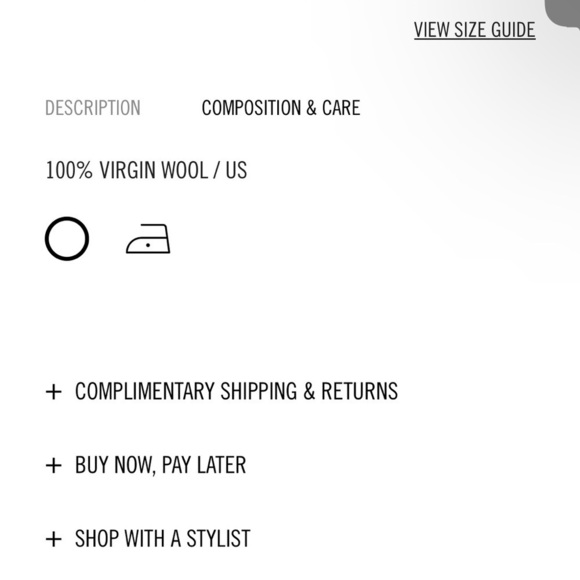 Nili Lotan Men’s Sz 40 Virgin Wool Tel Aviv Drop Crotch Cropped Pants New $550 - Picture 8 of 9